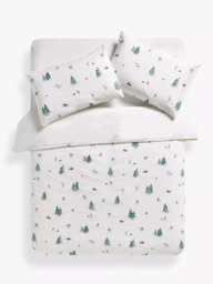 John Lewis Winter Scene Duvet Cover Set - thumbnail 1