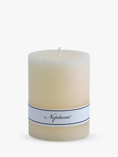 Neptune Blyton Unscented Wax Pillar Candle, 300g, Calico - image 1