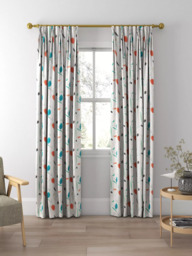 Scion Oxalis Made to Measure Curtains or Roman Blind, Pimento/Marine - thumbnail 5