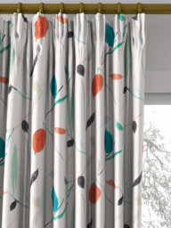 Scion Oxalis Made to Measure Curtains or Roman Blind, Pimento/Marine - thumbnail 2