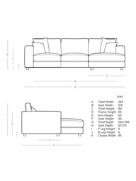 Swoon Althaea Large 3 Seater RHF Corner Sofa - thumbnail 2
