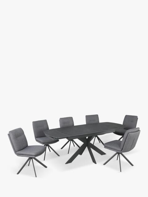 KETTLER Vermont 6-8 Seat Dining Set, Grey - image 1