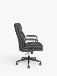 John Lewis Maxwell Office Chair, Charcoal - thumbnail 3