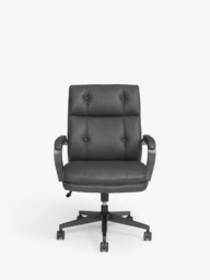 John Lewis Maxwell Office Chair, Charcoal - thumbnail 2