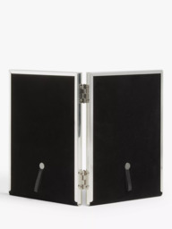 John Lewis Daya Double Photo Frame, Silver Plated - thumbnail 3