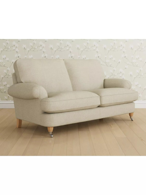 Laura Ashley Beaumaris Medium 2 Seater Sofa, Oak Leg - image 1