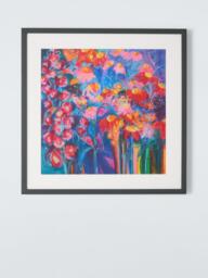 John Lewis Faye Bridgwater 'Wild & Care Free' Framed Print & Mount, 50 x 50cm, Multi - thumbnail 1