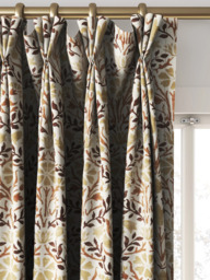 Morris & Co. Bellflowers Made to Measure Curtains or Roman Blind, Chocolate - thumbnail 6