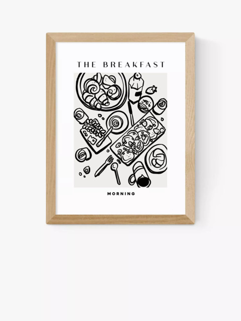 EAST END PRINTS SimplyExtraJordanary 'The Breakfast' Framed Print
