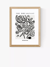 EAST END PRINTS SimplyExtraJordanary 'The Breakfast' Framed Print