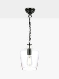 Laura Ashley Ockley Pendant Ceiling Light, Black