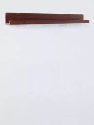 John Lewis Mid Century Acacia Wood Shelf, 91cm, Brown - thumbnail 2