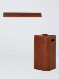 John Lewis Mid Century Acacia Wood Shelf, 91cm, Brown - thumbnail 5