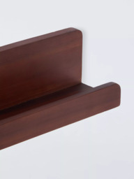 John Lewis Mid Century Acacia Wood Shelf, 91cm, Brown - thumbnail 3