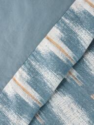 John Lewis Alta Pure Cotton Weave Duvet Cover Set, Blue - thumbnail 2