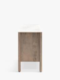 Gallery Direct Marmo Marble Top 3 Drawer Sideboard - thumbnail 5