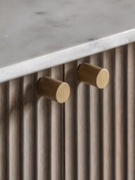 Gallery Direct Marmo Marble Top 3 Drawer Sideboard - thumbnail 4