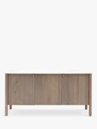 Gallery Direct Marmo Marble Top 3 Drawer Sideboard - thumbnail 1
