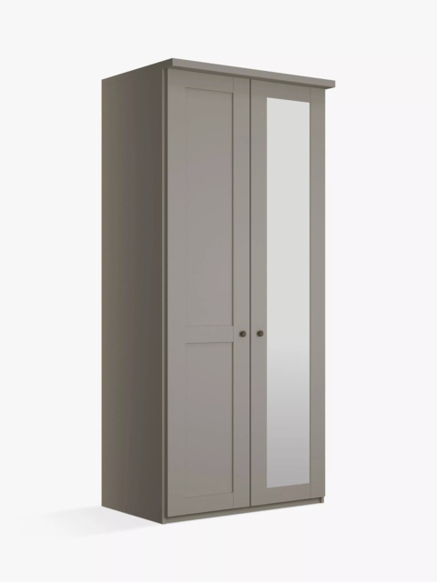 John Lewis Marlow 100cm Hinged Wardrobe with Right Mirror - image 1