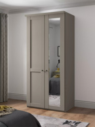 John Lewis Marlow 100cm Hinged Wardrobe with Right Mirror - thumbnail 3