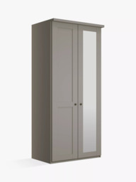 John Lewis Marlow 100cm Hinged Wardrobe with Right Mirror