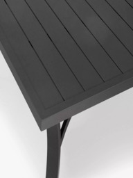 John Lewis Marlow Aluminium 6-Seater Rectangular Garden Dining Table & Chairs Set - thumbnail 6