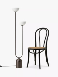 lights&lamps Ruzo Porcelain Floor Lamp, Bronze/White - thumbnail 3