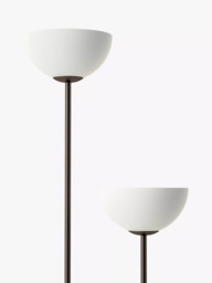lights&lamps Ruzo Porcelain Floor Lamp, Bronze/White - thumbnail 2