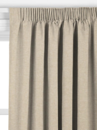 John Lewis Cotton Blend Biscuit Made to Measure Curtains or Roman Blind, Natural - thumbnail 2