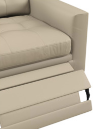 John Lewis Draper II Motion Medium 2 Seater Leather Sofa, Light Leg - thumbnail 6