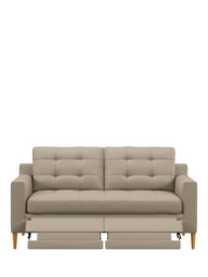 John Lewis Draper II Motion Medium 2 Seater Leather Sofa, Light Leg - thumbnail 5