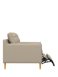 John Lewis Draper II Motion Medium 2 Seater Leather Sofa, Light Leg - thumbnail 3