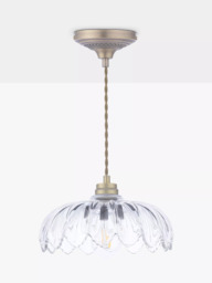 Laura Ashley Bexwell Pendant Ceiling Light, Antique Brass - thumbnail 4