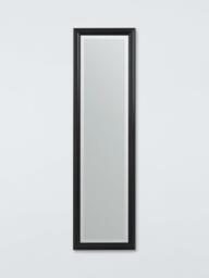 John Lewis Classic Rectangular Wall Mirror, 117 x 27cm, Black - thumbnail 1