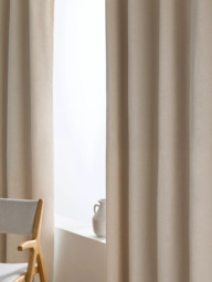 John Lewis Chenille Pair Blackout/Thermal Lined Eyelet Curtains - thumbnail 3