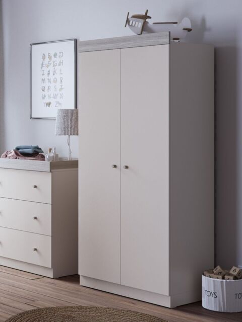 Little Acorns Burlington 2 Door Double Wardrobe