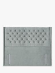 John Lewis Margot Winged Full Depth Upholstered Headboard, Small Double - thumbnail 1