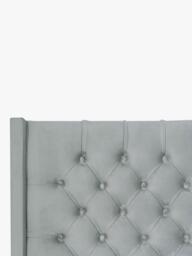 John Lewis Margot Winged Full Depth Upholstered Headboard, Small Double - thumbnail 3