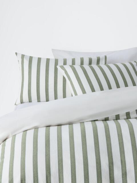 John Lewis Stitch Stripe Pure Cotton Weave Duvet Cover Set - image 1