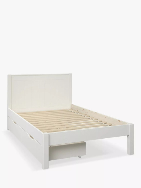 Stompa Classic Wooden Bed Frame with Pair of Drawers, Small Double - image 1