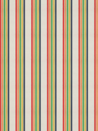 Harlequin Helter Skelter Stripe Made to Measure Curtains and Roman Blind, Navy/Poppy/Apricot - thumbnail 1