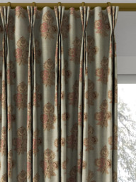 GP & J Baker Poppy Paisley Made to Measure Curtains or Roman Blind, Aqua - thumbnail 6