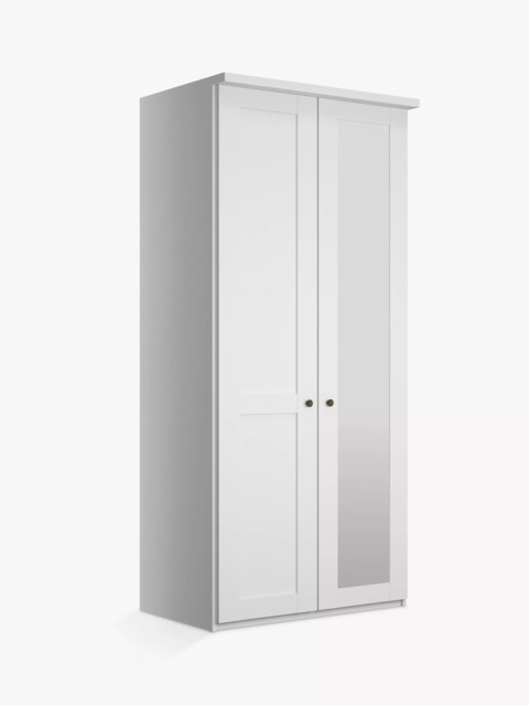 John Lewis Marlow 100cm Hinged Wardrobe with Right Mirror - image 1