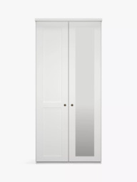 John Lewis Marlow 100cm Hinged Wardrobe with Right Mirror - thumbnail 2