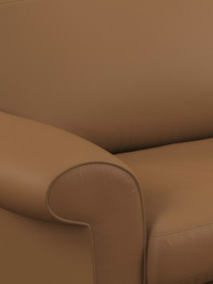 John Lewis Camber Leather Grand 4 Seater Sofa, Dark Leg - thumbnail 6