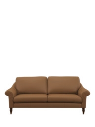 John Lewis Camber Leather Grand 4 Seater Sofa, Dark Leg - thumbnail 5