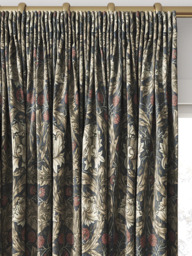 William Morris At Home African Marigold Velvet Made to Measure Curtains or Roman Blind, Walnut - thumbnail 2