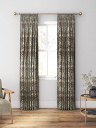 William Morris At Home African Marigold Velvet Made to Measure Curtains or Roman Blind, Walnut - thumbnail 3