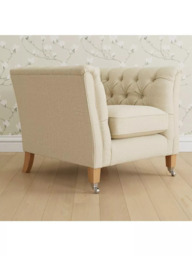 Laura Ashley Chatsworth Armchair, Oak Leg - thumbnail 1