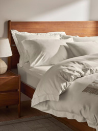 John Lewis Soft & Silky Egyptian Cotton Sateen 400 Thread Count Bedding - thumbnail 2